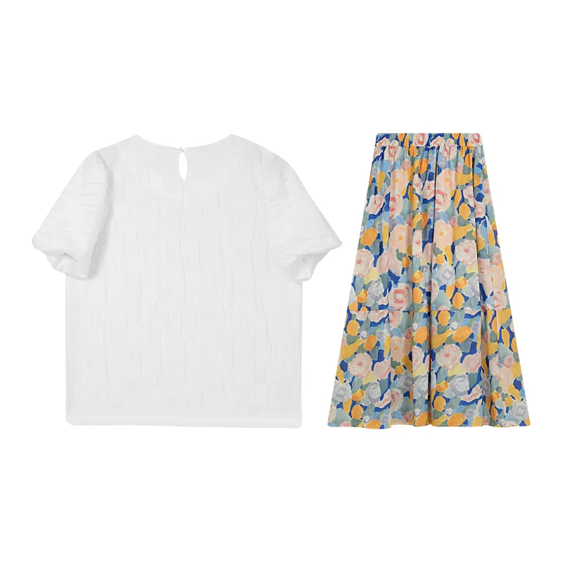 QYPRF Two Piece Skirt Sets Women's-1