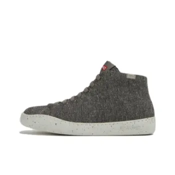 CAMPER Peu Touring Slip Resistant Cushioning High Top Skateboard Shoes Women's Gray White