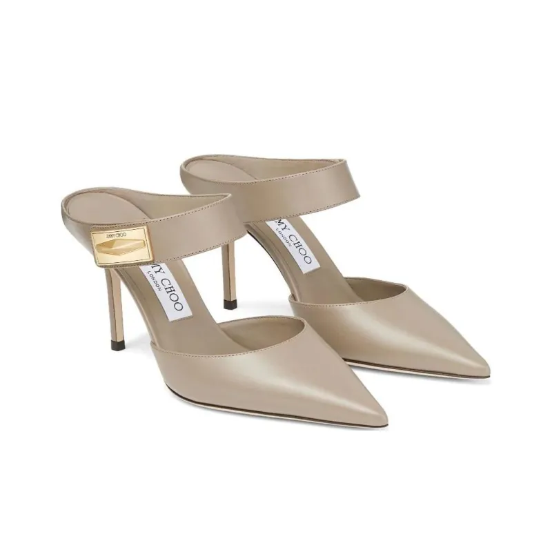 Jimmy Choo Nell 85mm Pointed-toe Mules-2