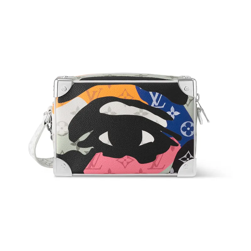 LOUIS VUITTON Mini Soft Trunk White Multicolor-2