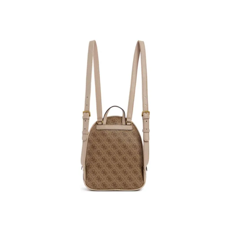 GUESS Artificial Leather Backpack Regular Women's Khaki-2