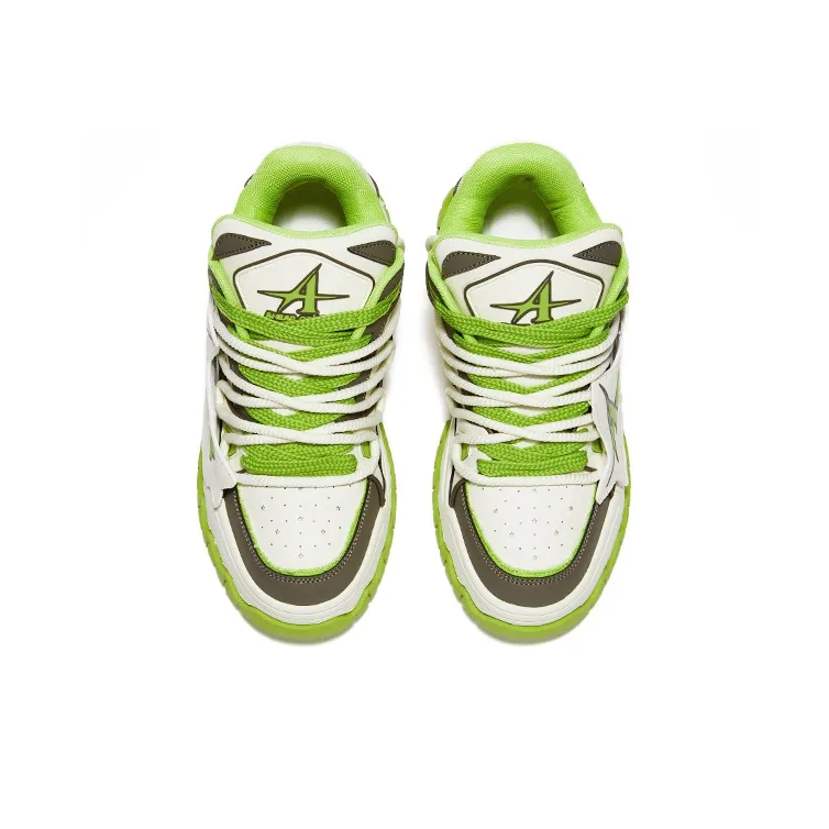 A1 Coverage Wear-Resistant Low-Top Puffy Skateboard Shoes Unisex-3
