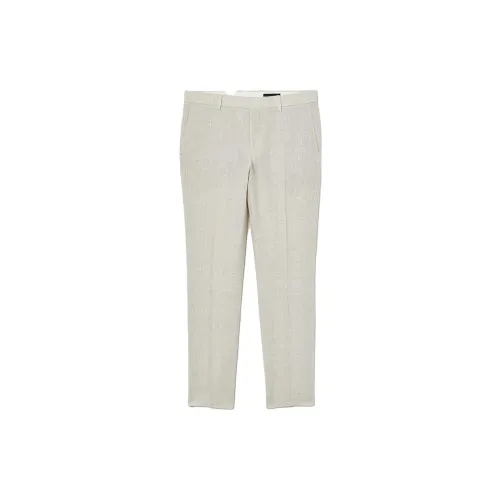 H&M Suit Trousers Men Light Mixed Beige