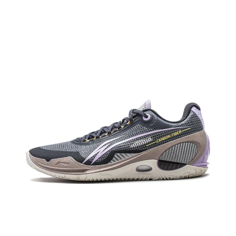 LiNing Wade 808 3 Ultra Anti Slip Wear Resistant Low Top Basketball Shoes Men's Black Purple-0