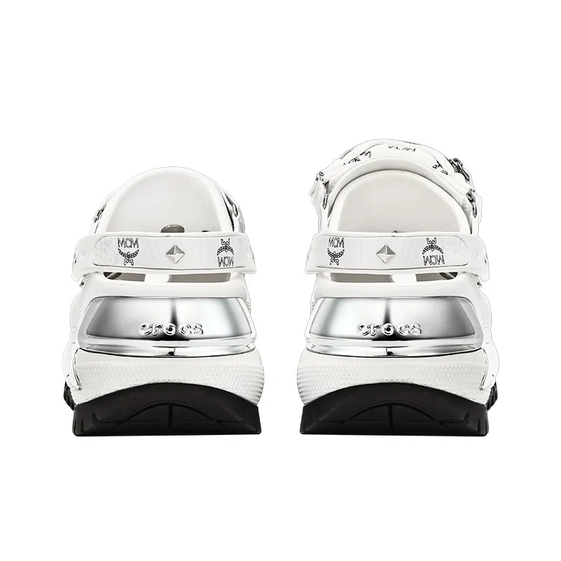 MCM X MCM Mega Crush Clogs 'White Silver'-4