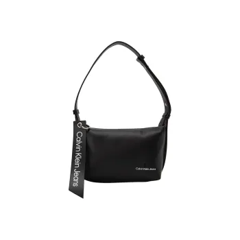 CK/Calvin Klein Synthetic Leather Handbag Shoulder Bag Women's Black