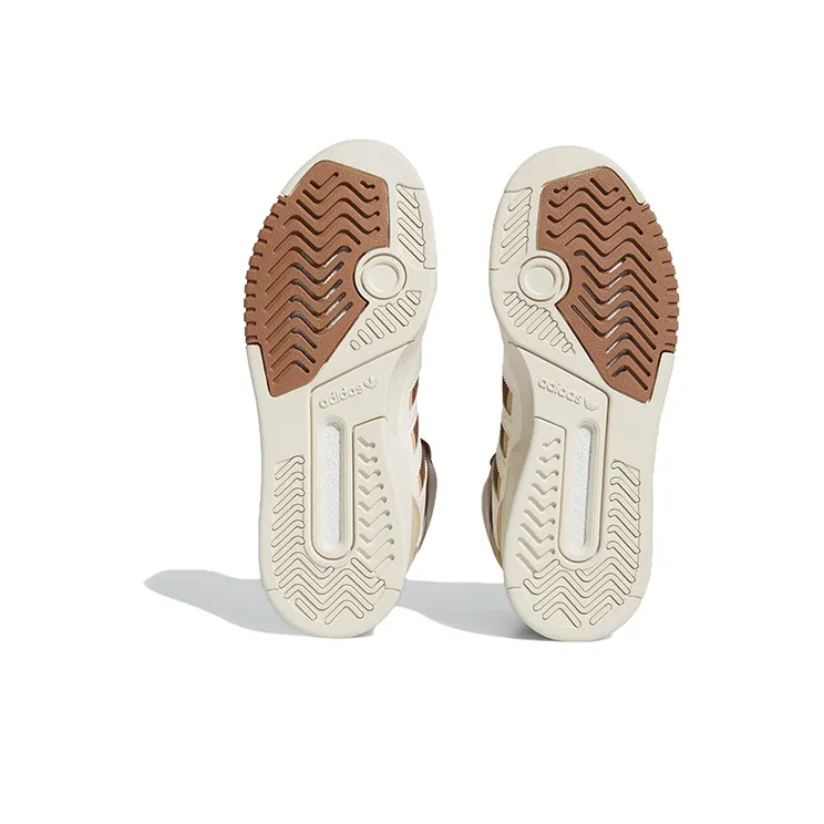 Adidas Originals Drop Step Ix Shoes 'White Khaki Brown' Women's-4