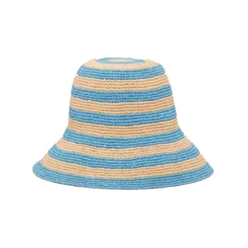 PRADA Bucket Hats Women's Blue/Apricot