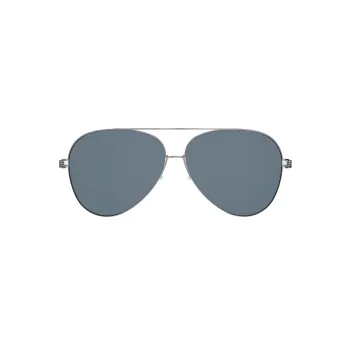 LINDBERG Aviator Sunglasses Unisex Silver