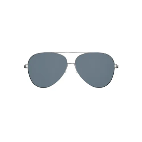 LINDBERG Aviator Sunglasses Unisex Silver