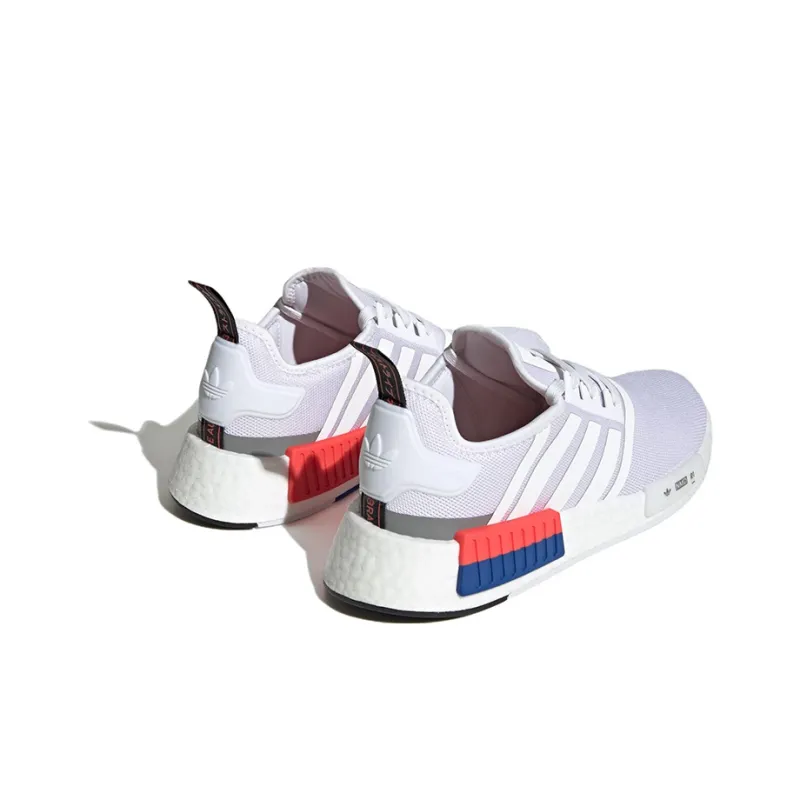 adidas originals NMD_R1 White Bright Red-3