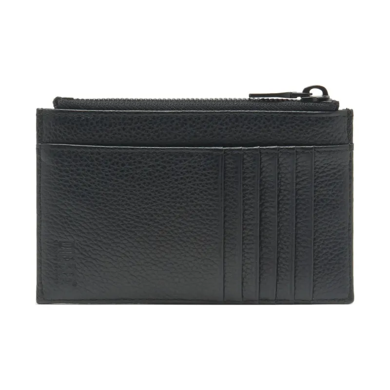 DIESEL Cow Leather Wallets Card Holders Medium Size Women's Black-1