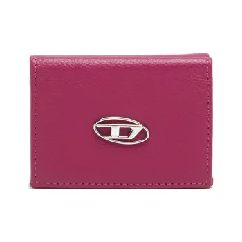 DIESEL Calfskin Wallet Regular Women's Purple Crystal