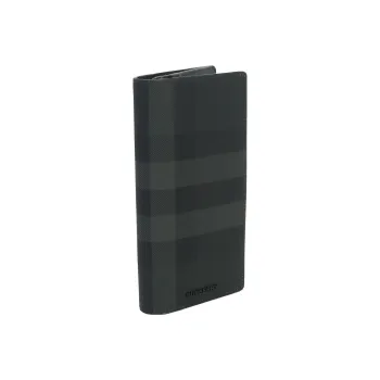 Burberry Check-print Leather Wallet