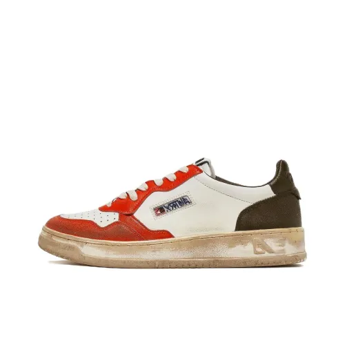 AUTRY Colour-block Lace-up Leather Sneakers