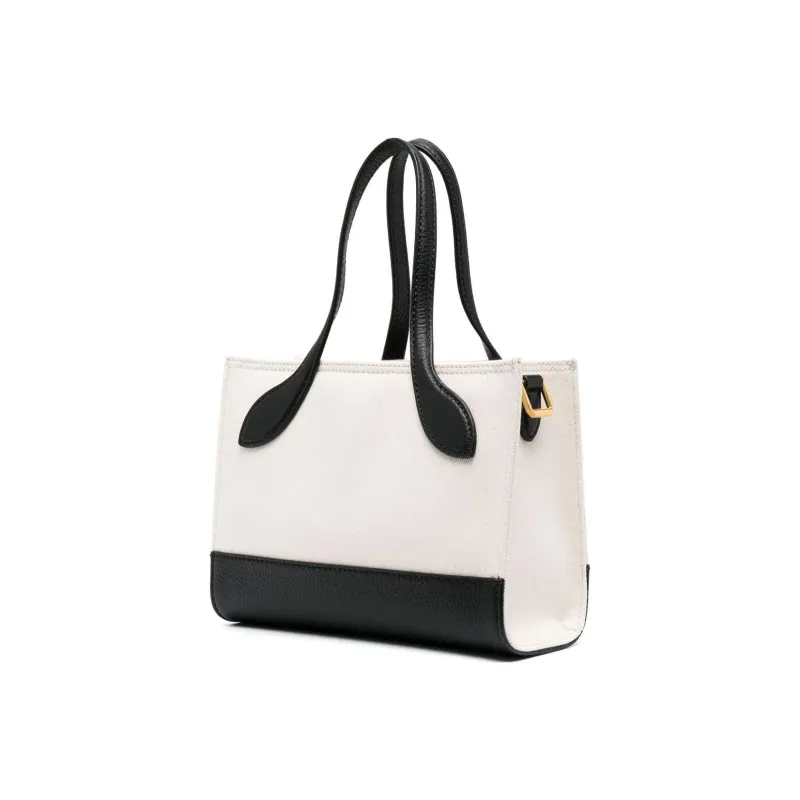 BALLY Fabric Tote Bag Shopping Bag Handbag Shoulder Bag Crossbody Bag Regular Women's White-4