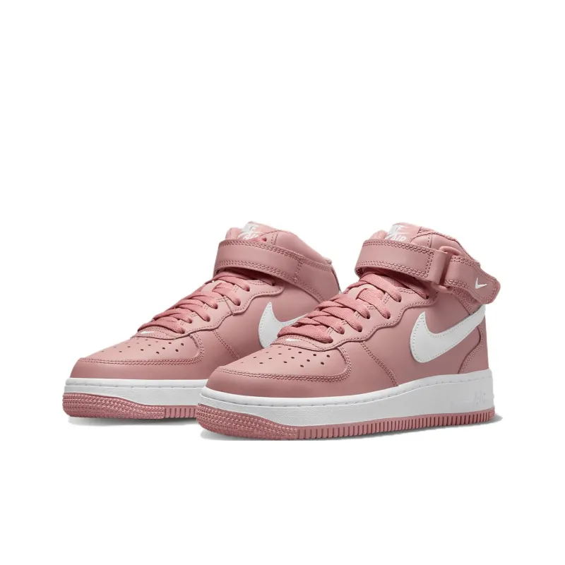 Nike Air Force 1 Mid LE Red Stardust White GS-2
