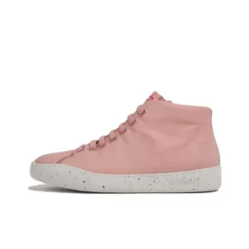 CAMPER Peu Touring Slip-Resistant Impact Resistance Mid-Top Skateboard Shoes Women's Pink White