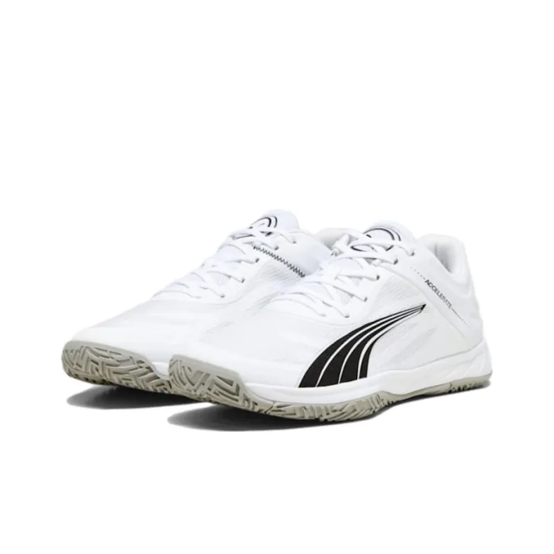 Puma Women's Accelerate Turbo 'White Black Concrete Grey'-2