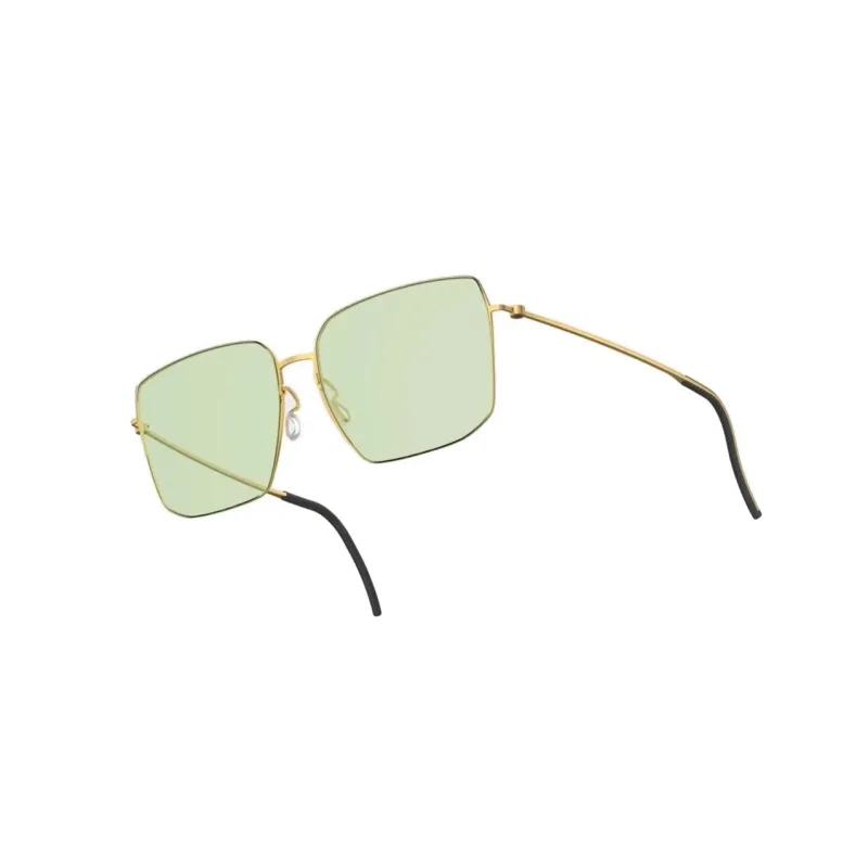 LINDBERG Other Irregular Shape Sunglasses Unisex Gold-1