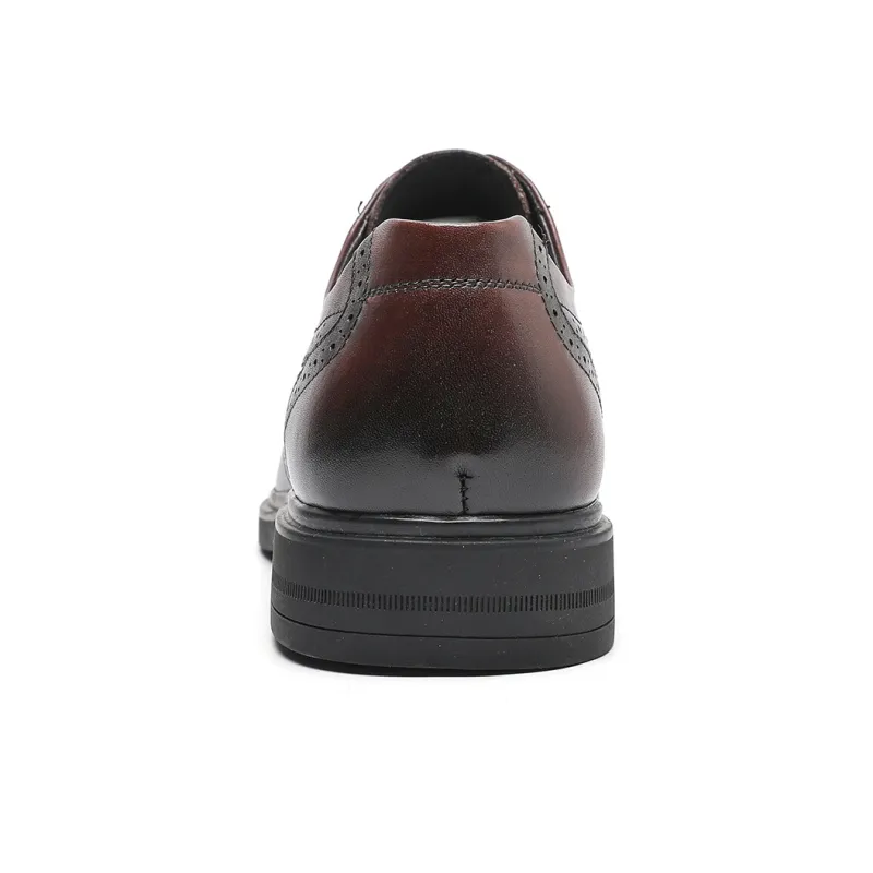 TRUMPPIPE Dress Shoes Men's Dark Brown-3