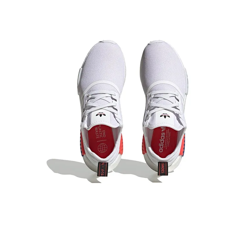 adidas originals NMD_R1 White Bright Red-4