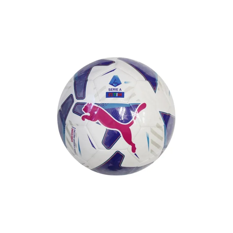 PUMA Size 5 Soccer PU Men's White Purple-2