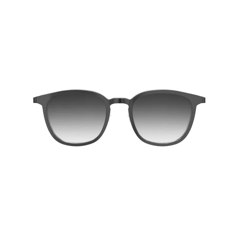 LINDBERG Irregular Shape Sunglasses Unisex Black-0
