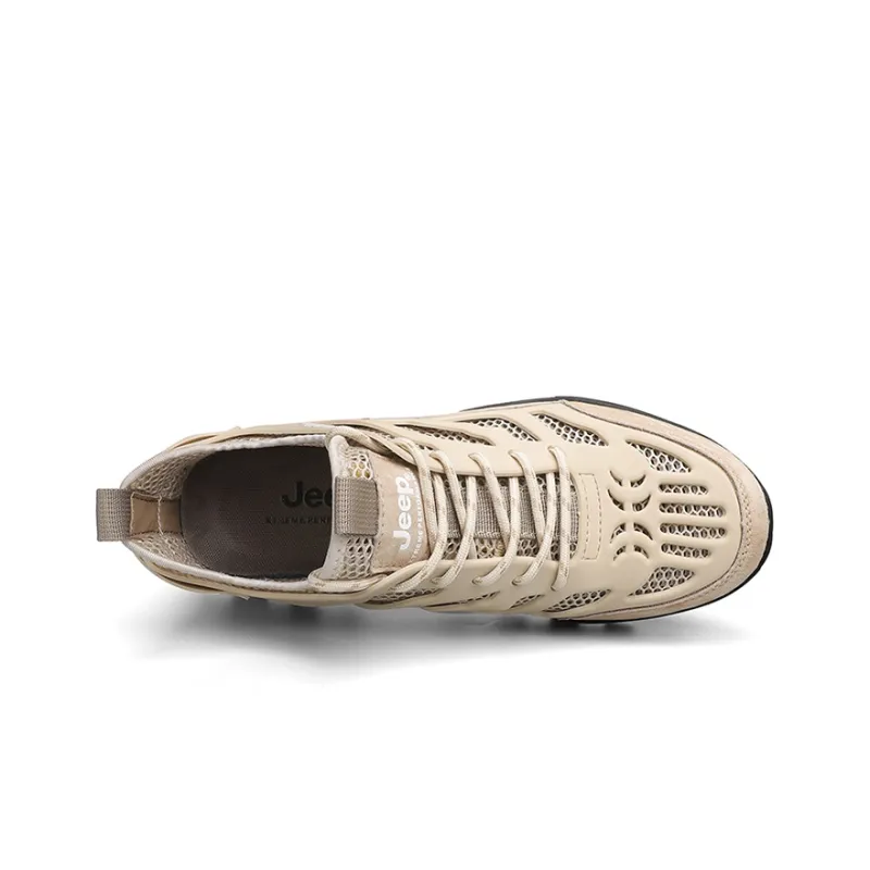 Jeep Wear Resistant Water Resistant Lightweight Low Top Outdoor Shoes Men's Sand-4