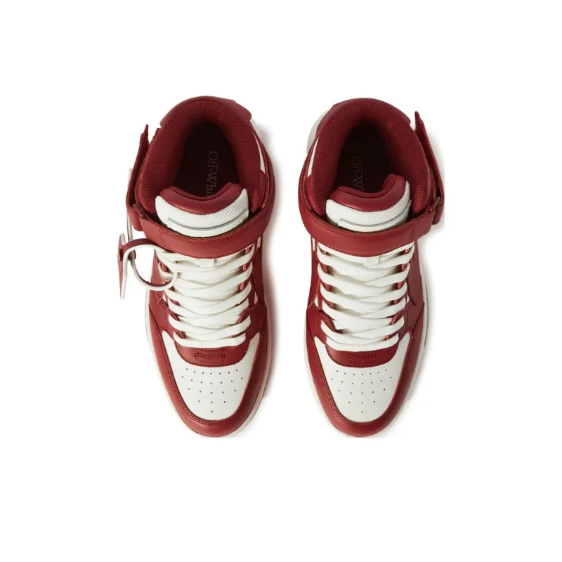 OFF WHITE Out Of Office Ooo Mid White Red Women's-4