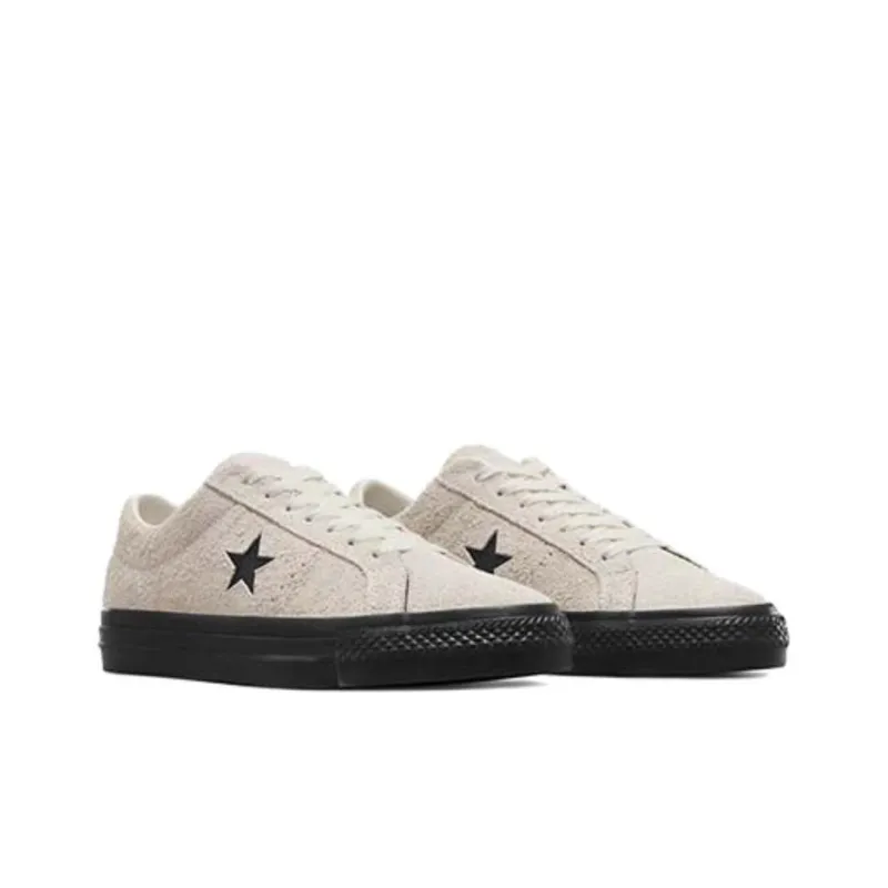 Converse One Star Pro Vintage Suede Low 'Egret Black'-2