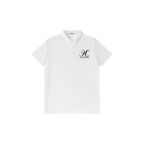 FAIRWHALE Polo Shirts Unisex White