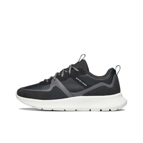 Sprandi Small Pineapple Series Running Shoes Men Low-Top Black