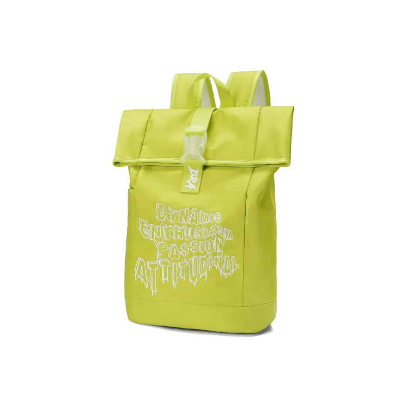 DRACONITE Polyester Students Backpack Regular Unisex Lime Neon Green-1