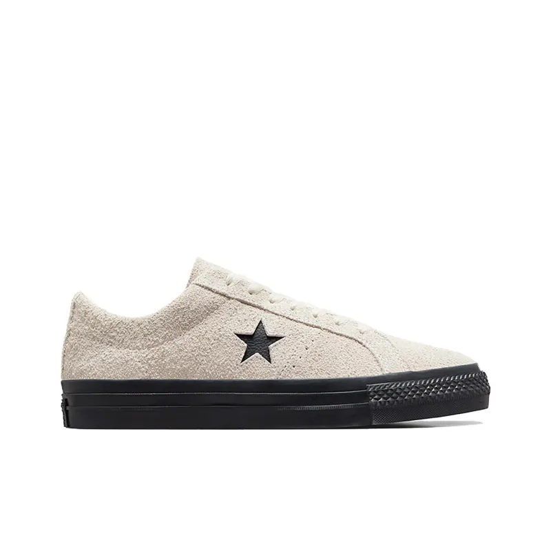Converse One Star Pro Vintage Suede Low 'Egret Black'-1