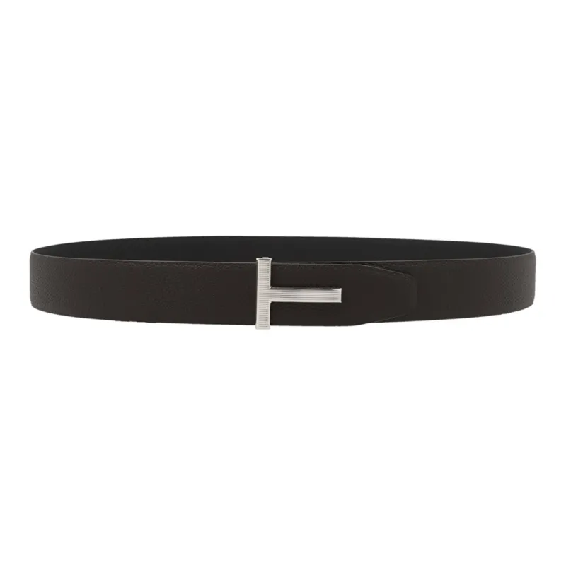 TOM FORD Leather Belts Men Black-0