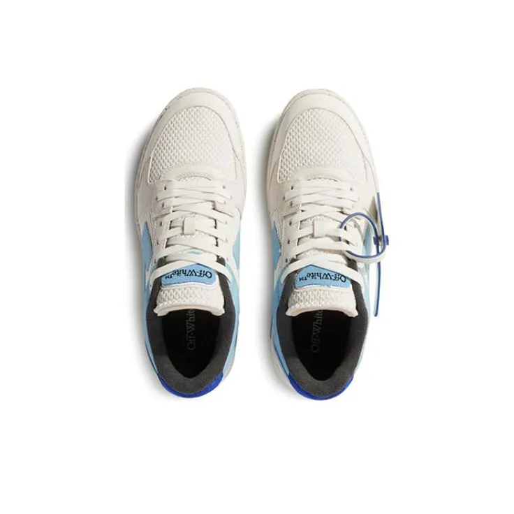 OFF WHITE Slim Out Of Office Sneakers 'Blue White'-4