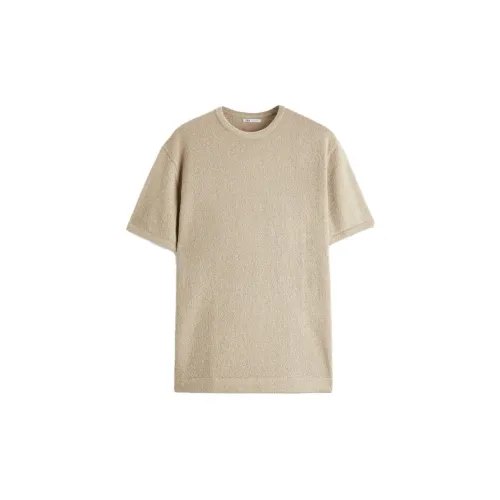 ZARA T-Shirts Men Brown