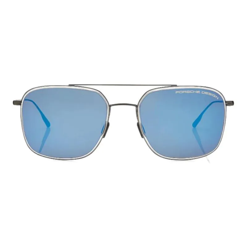 PORSCHE DESIGN Pure Titanium Square Sunglasses Unisex-1