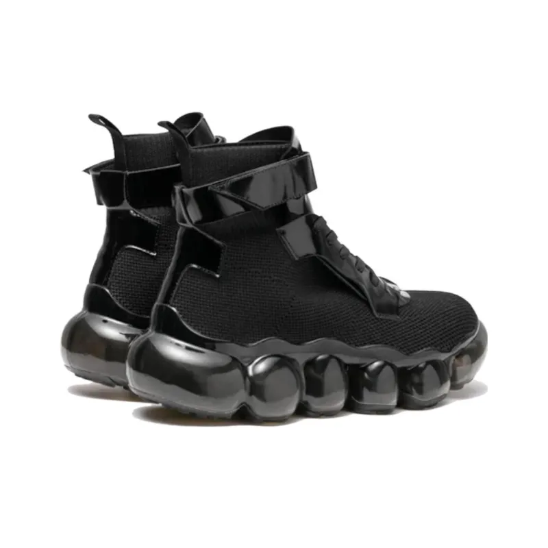 Grounds Jewelry Atcmid High-Top Casual Shoes Unisex Black-2