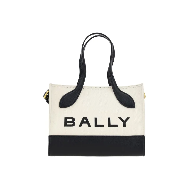 BALLY Fabric Tote Bag Shopping Bag Handbag Shoulder Bag Crossbody Bag Regular Women's White-0