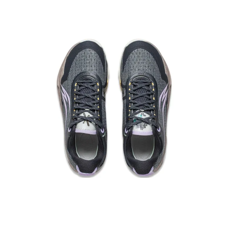 LiNing Wade 808 3 Ultra Anti Slip Wear Resistant Low Top Basketball Shoes Men's Black Purple-3