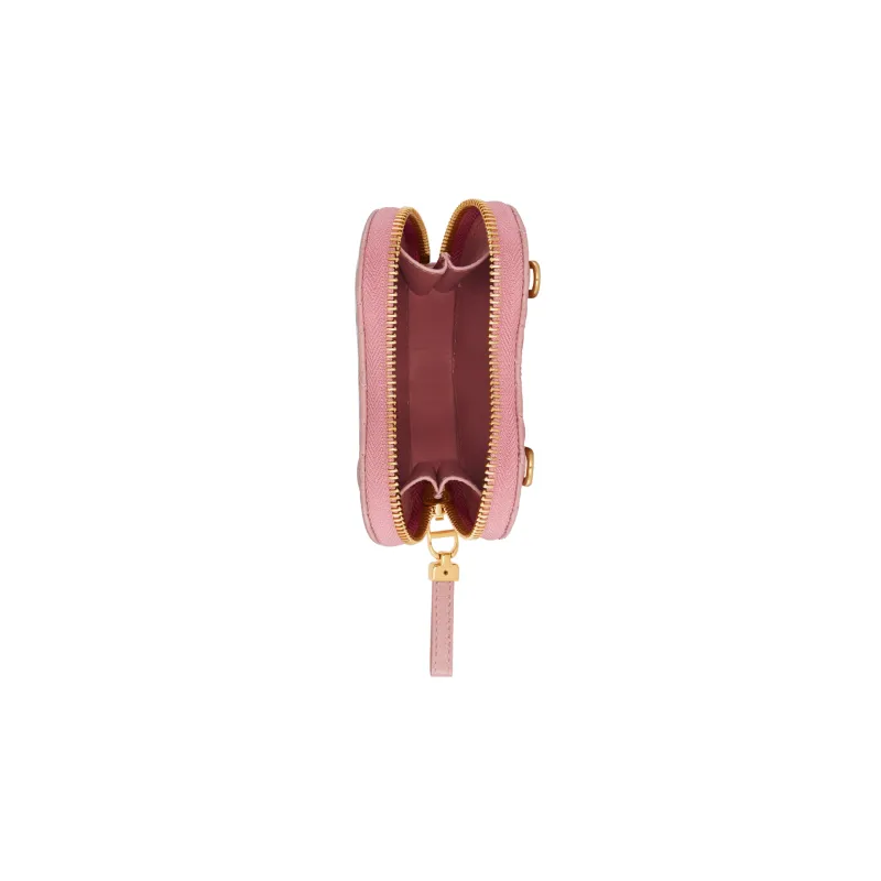 DIOR Caro Calfskin Handheld Shoulder Bag, Crossbody Bag Regular Women's Vintage Pink-4