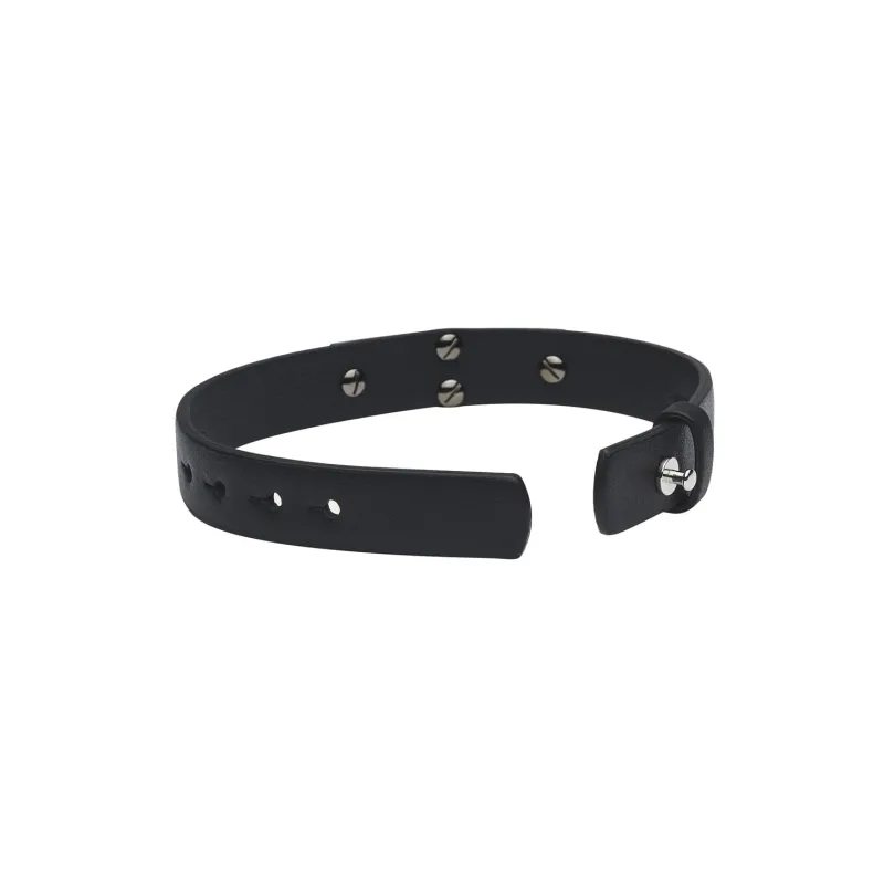 Ferragamo Gancini plaque Leather Bracelet-1