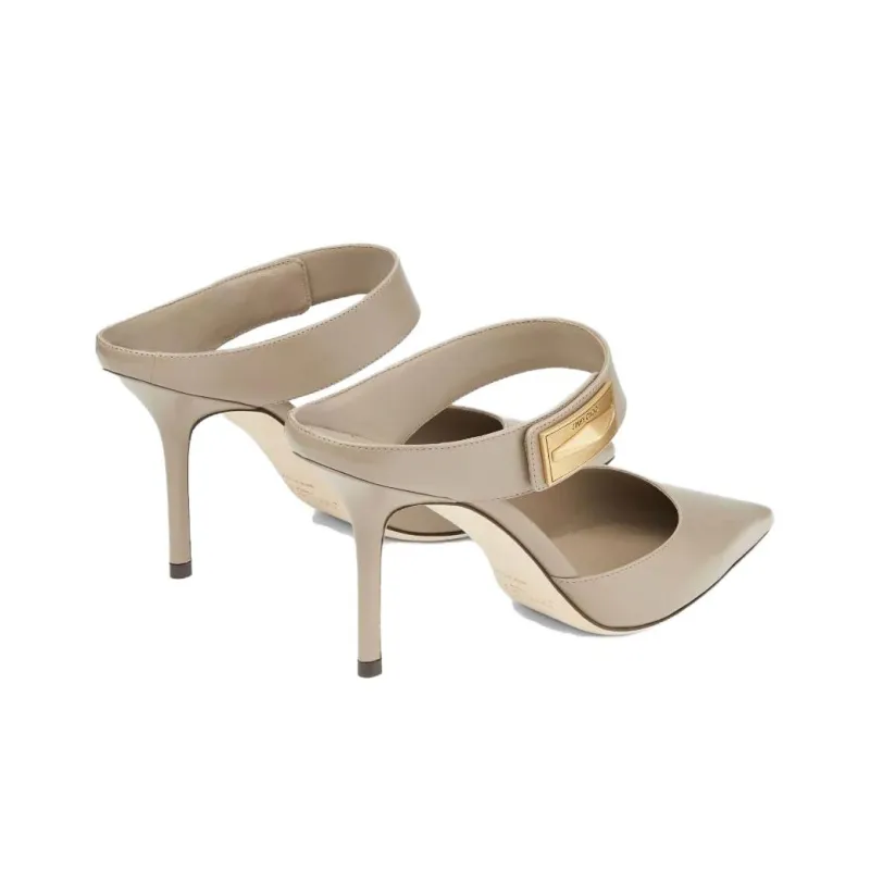 Jimmy Choo Nell 85mm Pointed-toe Mules-3