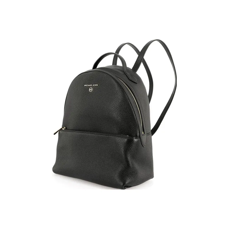 MICHAEL KORS Valerie Leather Backpack Medium Size Women's Black-1