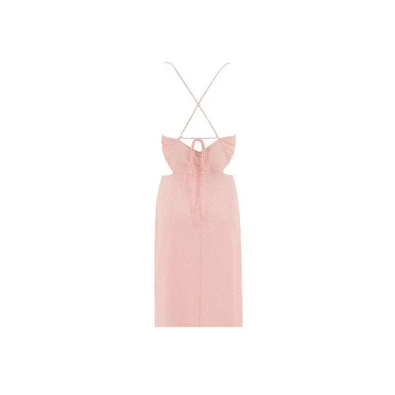 GANNI Slip Dresses Women's Pink-1