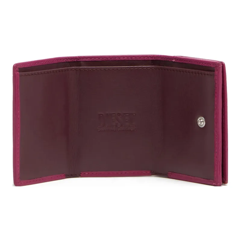 DIESEL Calfskin Wallet Regular Women's Purple Crystal-2
