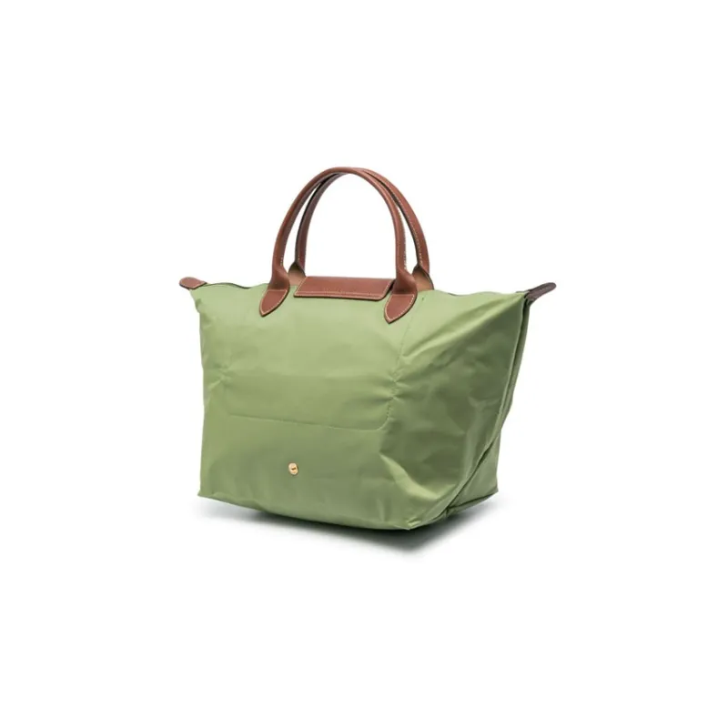 LONGCHAMP Le Pliage Polyamide Dumpling Bag Handbag Medium Size Women's Green-1