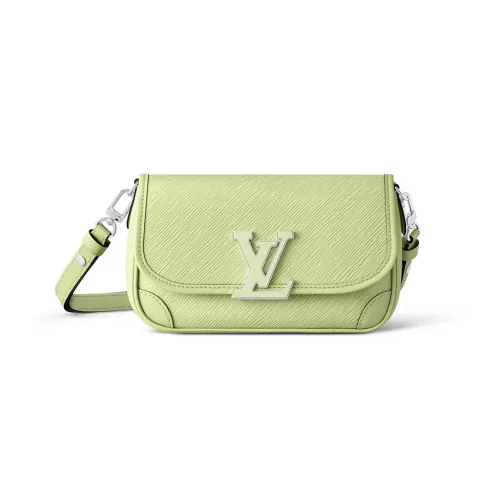 LOUIS VUITTON Epi Grain Cow Leather Crossbody Bag, Shoulder Bag Women's Green